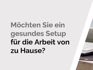 Ergonomisches Homeoffice