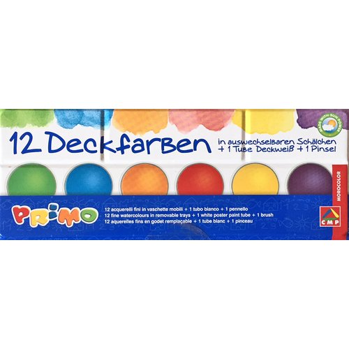 Zeichenkasten/Tuschfarben 12 Farben