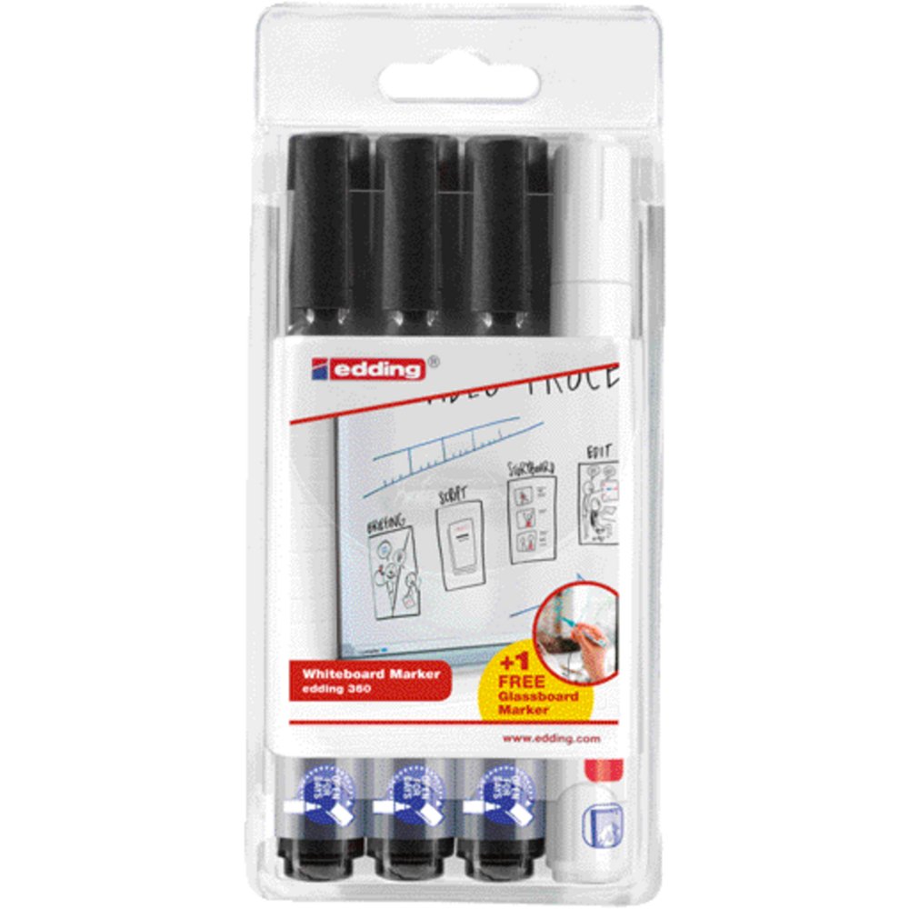 FRANKEN Whiteboard Jumbo Marker schwarz nachfüllbar Keilspitze Stift Marker Büro FRANKEN Whiteboard Jumbo Marker schwarz nachfüllbar Keilspitze Stift Marker Büro