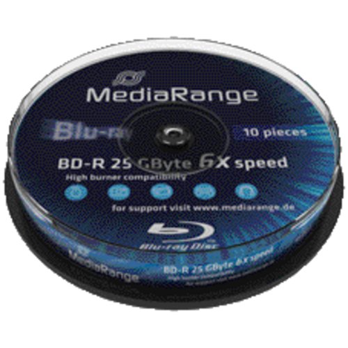 Blue-ray Disc BD-R, MediaRange
