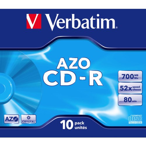 CD-R, Crystal Surface, DataLife Plus, AZO