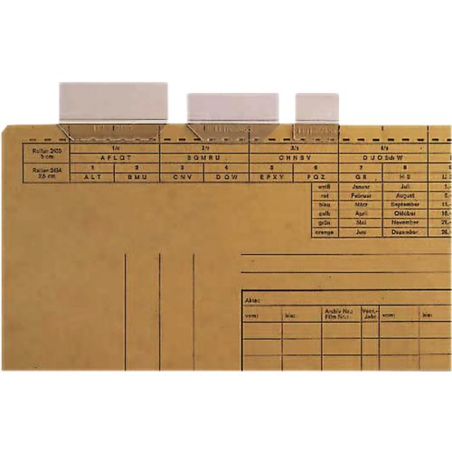 Vollsichtreiter für Einstellmappen, Leitz