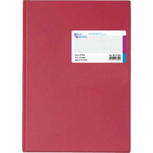 Geschäftsbuch DIN A4, Plastik, mit Graupappe verstärkt