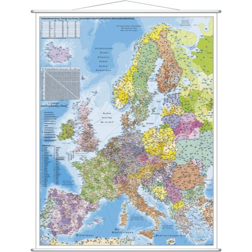 PLZ-Karte Europa