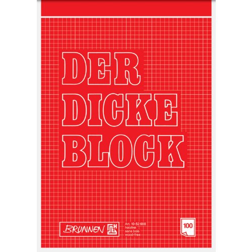 Briefpapierblock Dicker Block