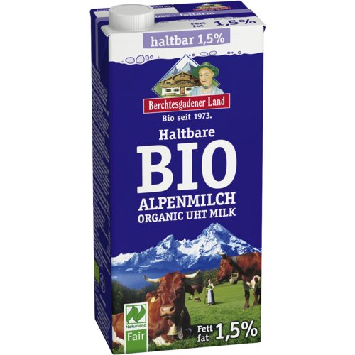 Haltbare Bio-Alpenmilch, Berchtesgadener Land