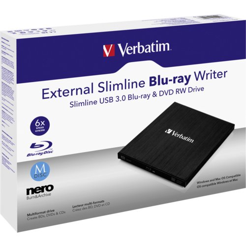 Externer DVD/Blu-ray Brenner Slimline