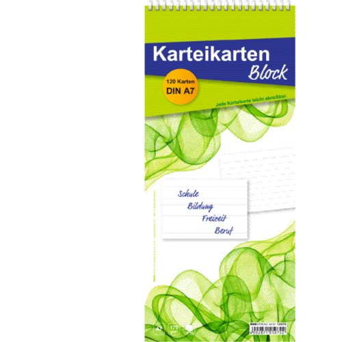Karteikartenblock