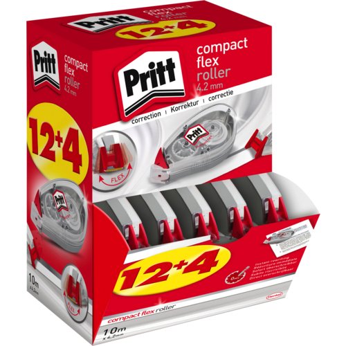 Pritt Korrektur Roller Compact Flex, Multipack