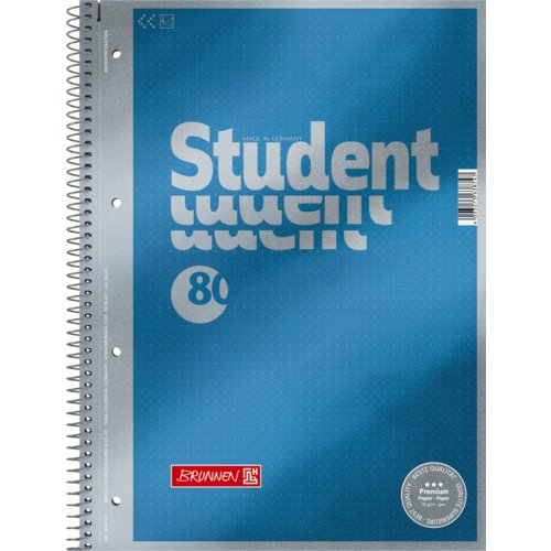 Collegeblock Premium Student dotted, BRUNNEN