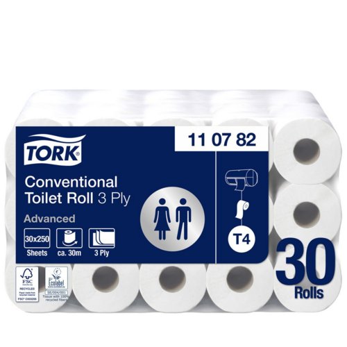 Toilettenpapier Tork T4 3-lg.