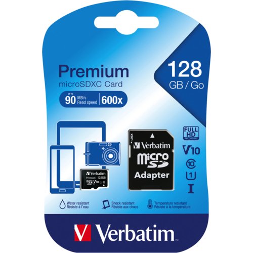 Speicherkarte microSDHC/SDXC Premium, Verbatim