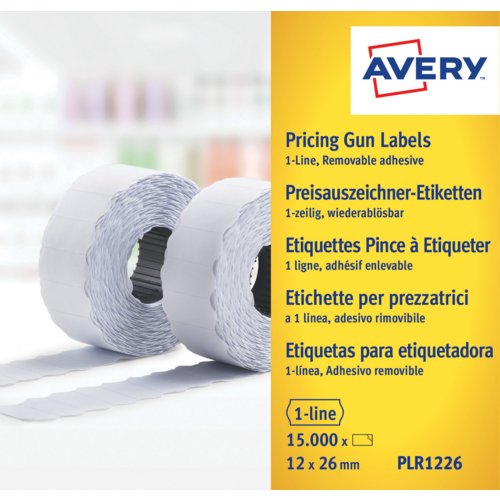 Preisauszeichnungs Etikett auf Rolle