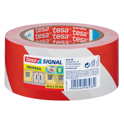 Packband Signal "rot/weiß", tesa®