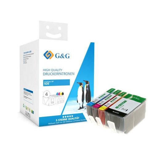 Tinte kompatibel HP 920XL Multipack, G&G