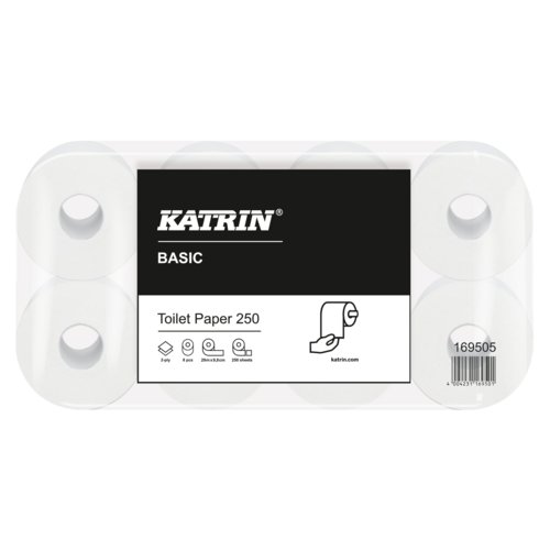 Toilettenpapier KATRIN Basic Toilet 250