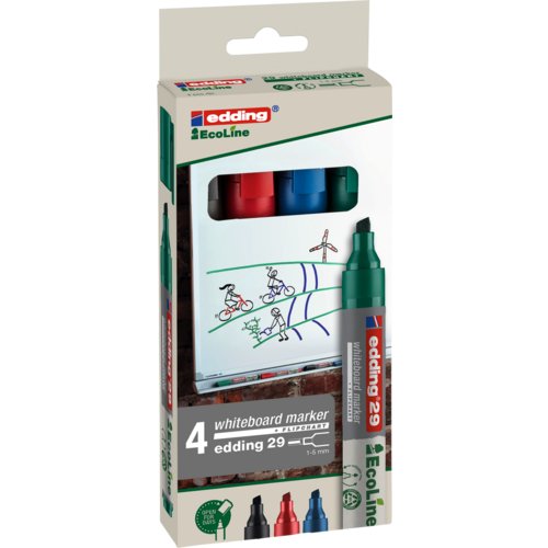 Whiteboardmarker 29 EcoLine, Keilspitze, edding® EcoLine