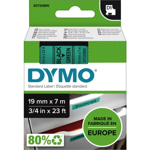 D1-Standard Schriftband, 19 mm, DYMO®