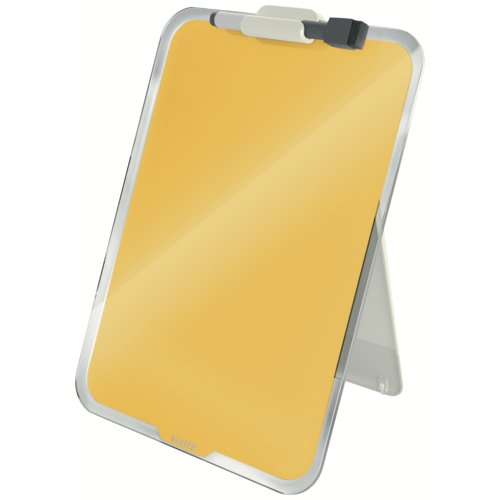 Glas Desktop-Notizboard Cosy