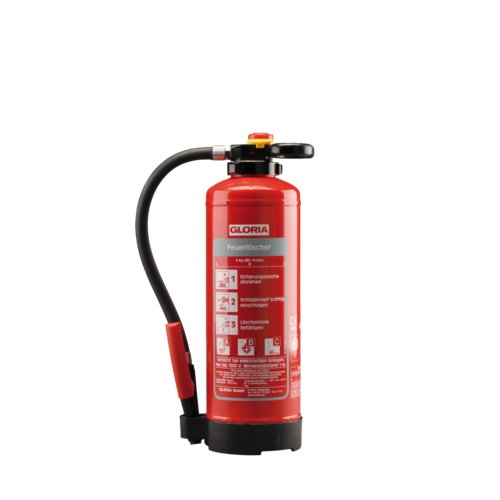 Pulver-Aufladefeuerlöscher PH6PRO mit Wandhalter