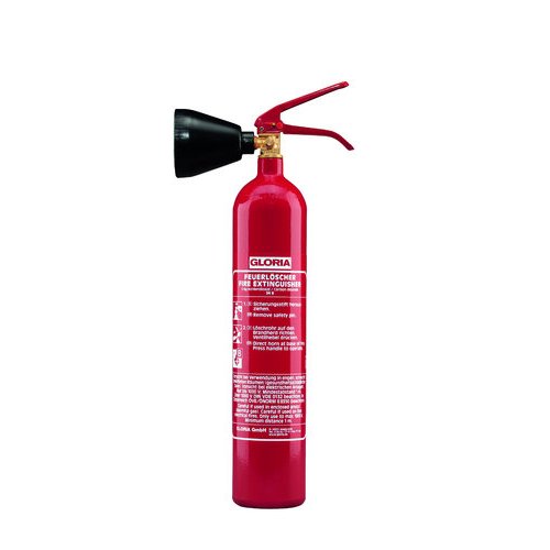 CO² Feuerlöscher KS 2 ST mit Wandhalter