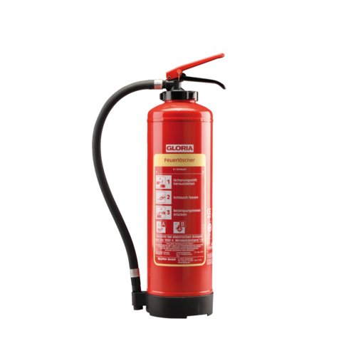 Schaumfeuerlöscher S6EASY mit Wandhalter