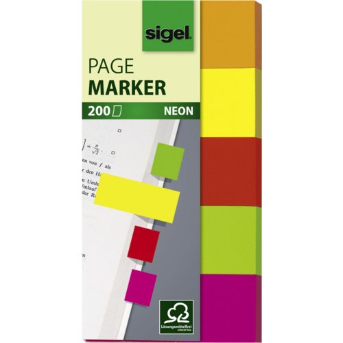 Haftmarker Neon Mini, sigel