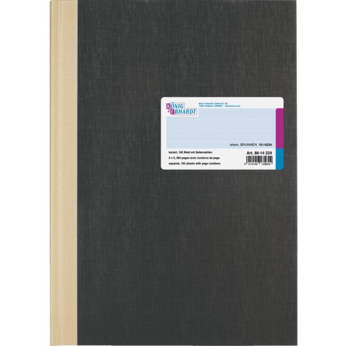 Geschäftsbuch DIN A4 mit Deckenband, KÖNIG & EBHARDT