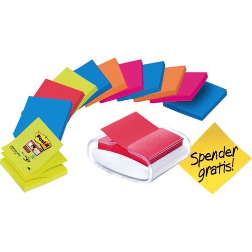Super Sticky Z-Notes Spender Promotion, Post-it® Notes Super Sticky
