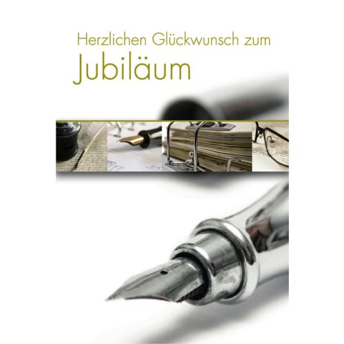 Jubiläumskarte, inkl. Umschlag, ABC