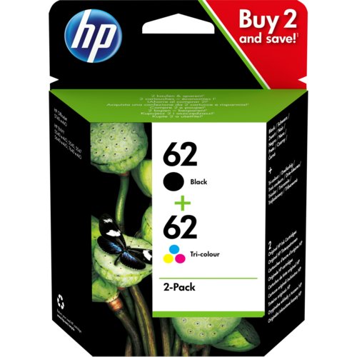 HP Inkjetpatrone 62/62XL, hp®