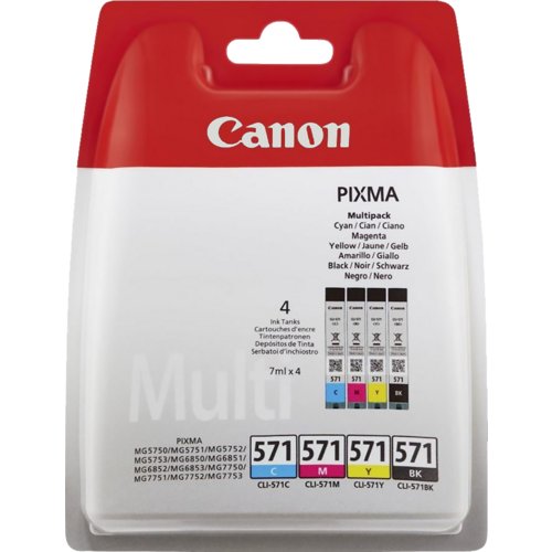 Tinte MultiPack CLI-571, Canon