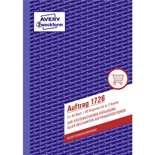 Auftrag, AVERY Zweckform®