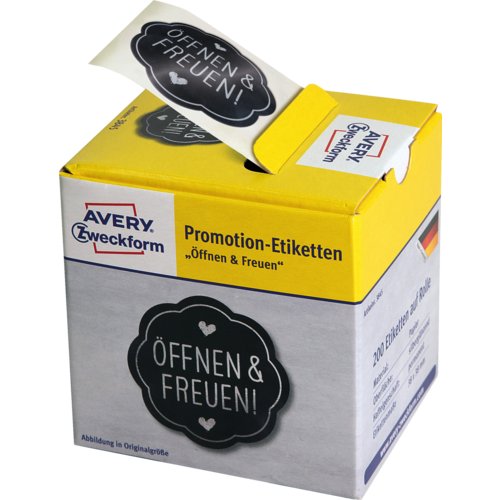 Promotion-Etiketten "öffnen & freuen", AVERY Zweckform®