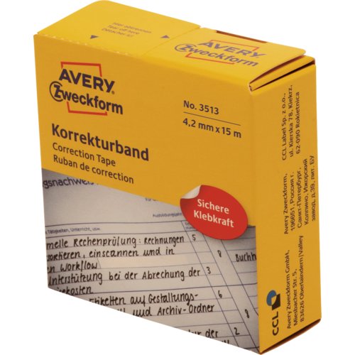 Korrektur- und Abdeckband