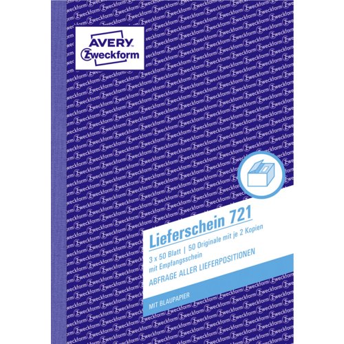 Lieferschein mit Empfangsschein, AVERY Zweckform®