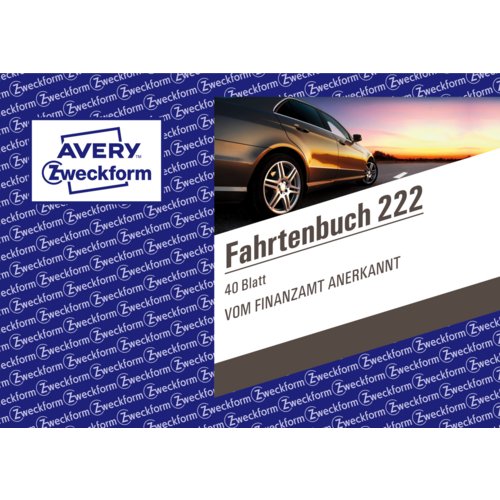 Fahrtenbuch DIN A6 für Kraftfahrzeug