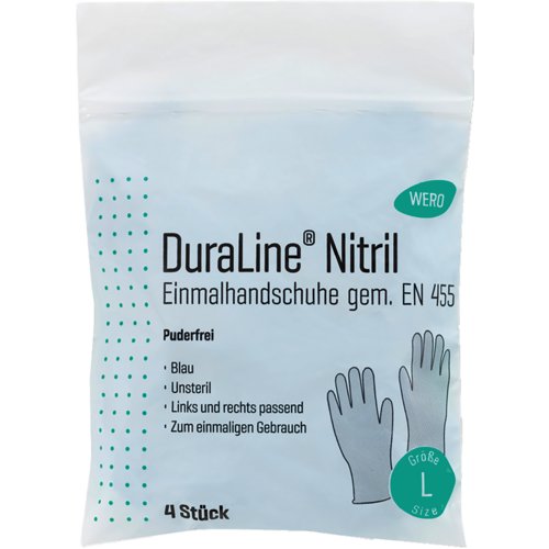 Einmalhandschuhe DuraLine® Nitril, puderfrei, WERO