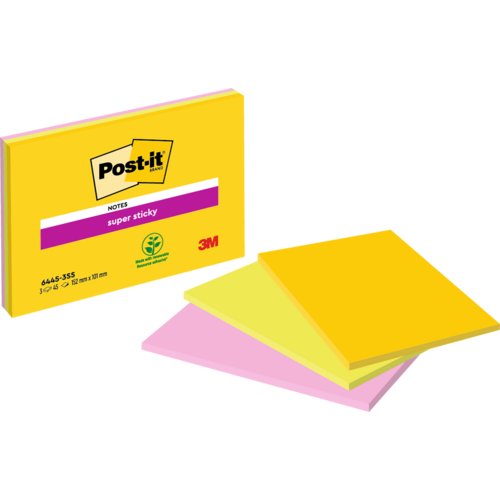 Super Sticky Meeting Notes, Post-it® Super Sticky