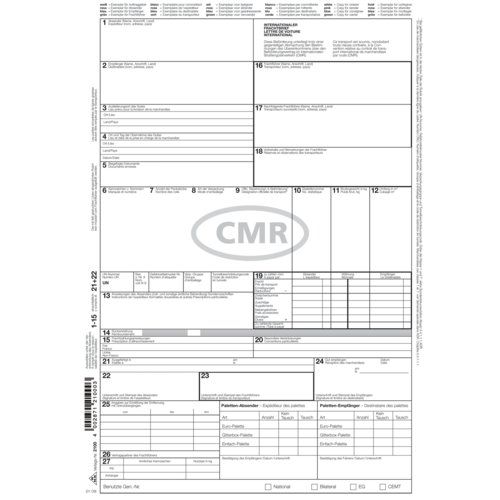 CMR-Frachtbrief