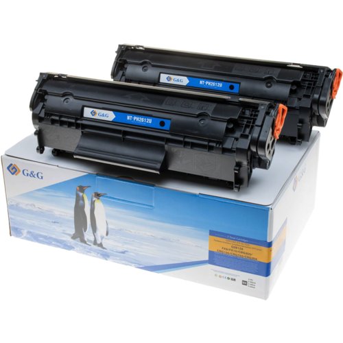 Toner -Doppelpack- kompatibel zu HP 12AD