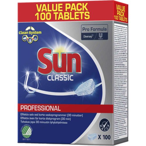 Geschirr-Reiniger Tabs Sun Classic