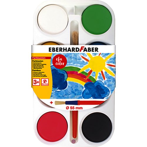 Farbkasten EFA Color mit 8 Farbtabletten
