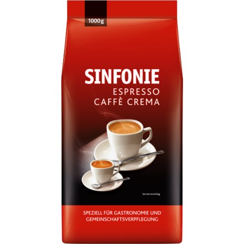 SINFONIE Espresso Caffè Crema, ganze Bohne