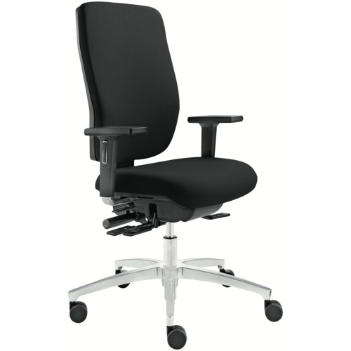 Bürodrehstuhl SHAPE Elan mit Syncro-Activ-Balance-Technik, mit Armlehnen