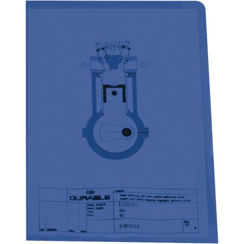 Sichthülle farbig DIN A4, DURABLE