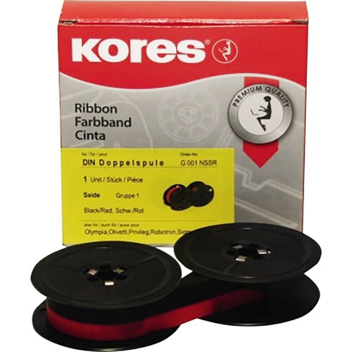 Farbband und Farbrolle für Rechenmaschinen, Kores®