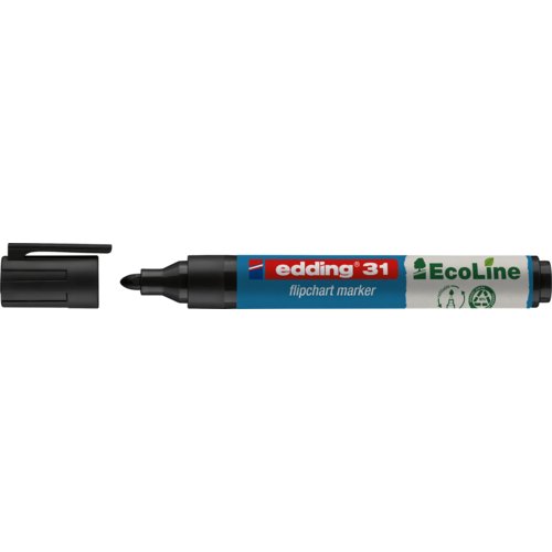 Flipchartmarker edding® 31 EcoLine, Rundspitze