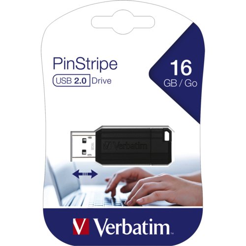 USB 2.0 Stick PinStripe, Verbatim