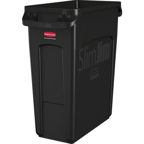 Abfallbehälter Slim Jim® mit Lüftungskanälen, Rubbermaid®